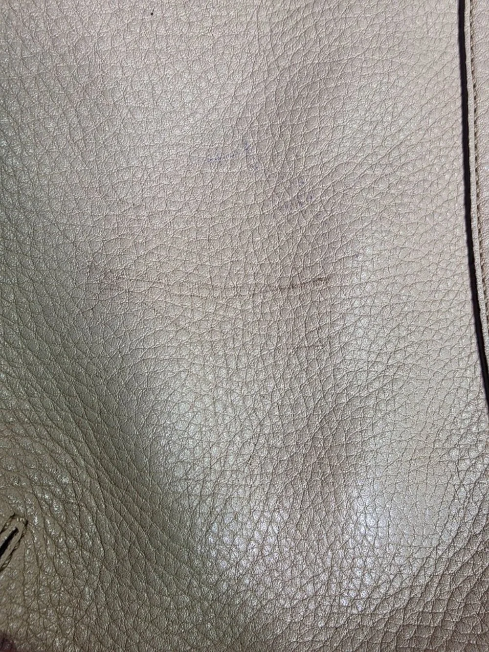 Coach Pebbled Leather Hobo Bag Cream Vanilla Shoulder Purse